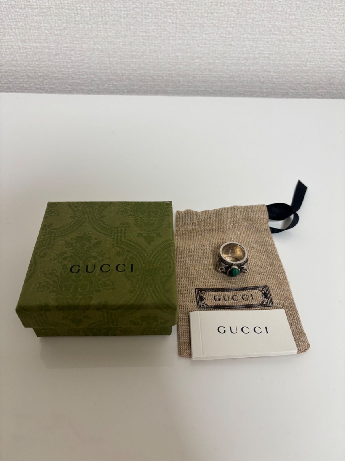 GUCCI 10号 ガーデンリング キャットヘッド インターロッキング - メルカリ