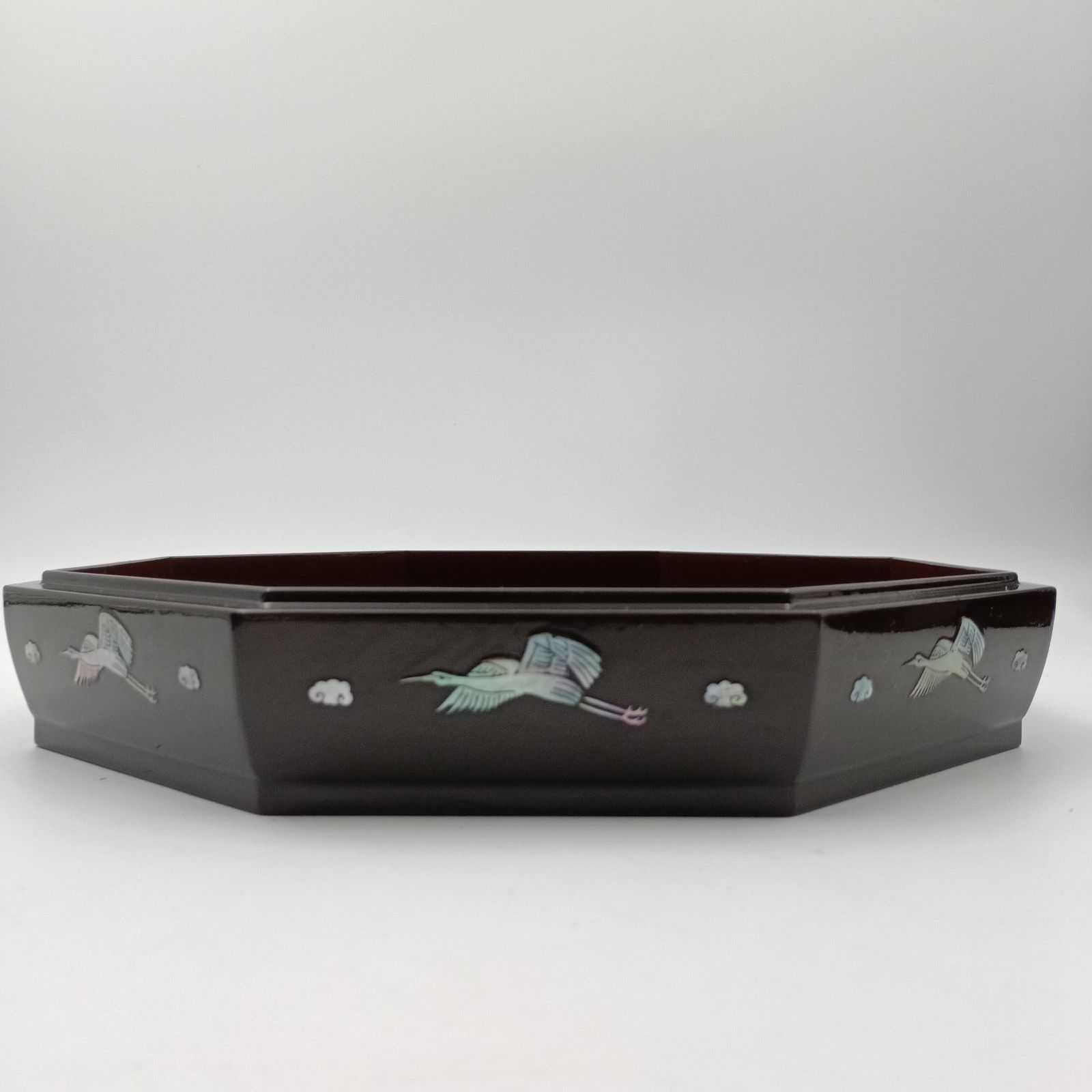 K-0257】韓国製 螺鈿細工 伝統工芸品 漆器 九節板 クジョルパン 食器