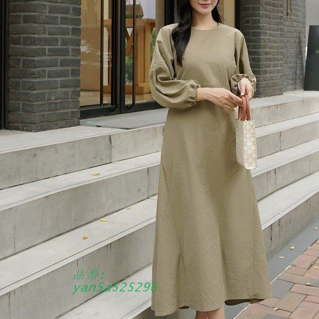 カジュアル ワンピース 長袖 カジュアル ワンピース 大きいサイズ ワンピース ワンピース 黒 3L 2L ワンピース レディース ロング 大きめ 長袖 4L 5L ロング yan5a525296