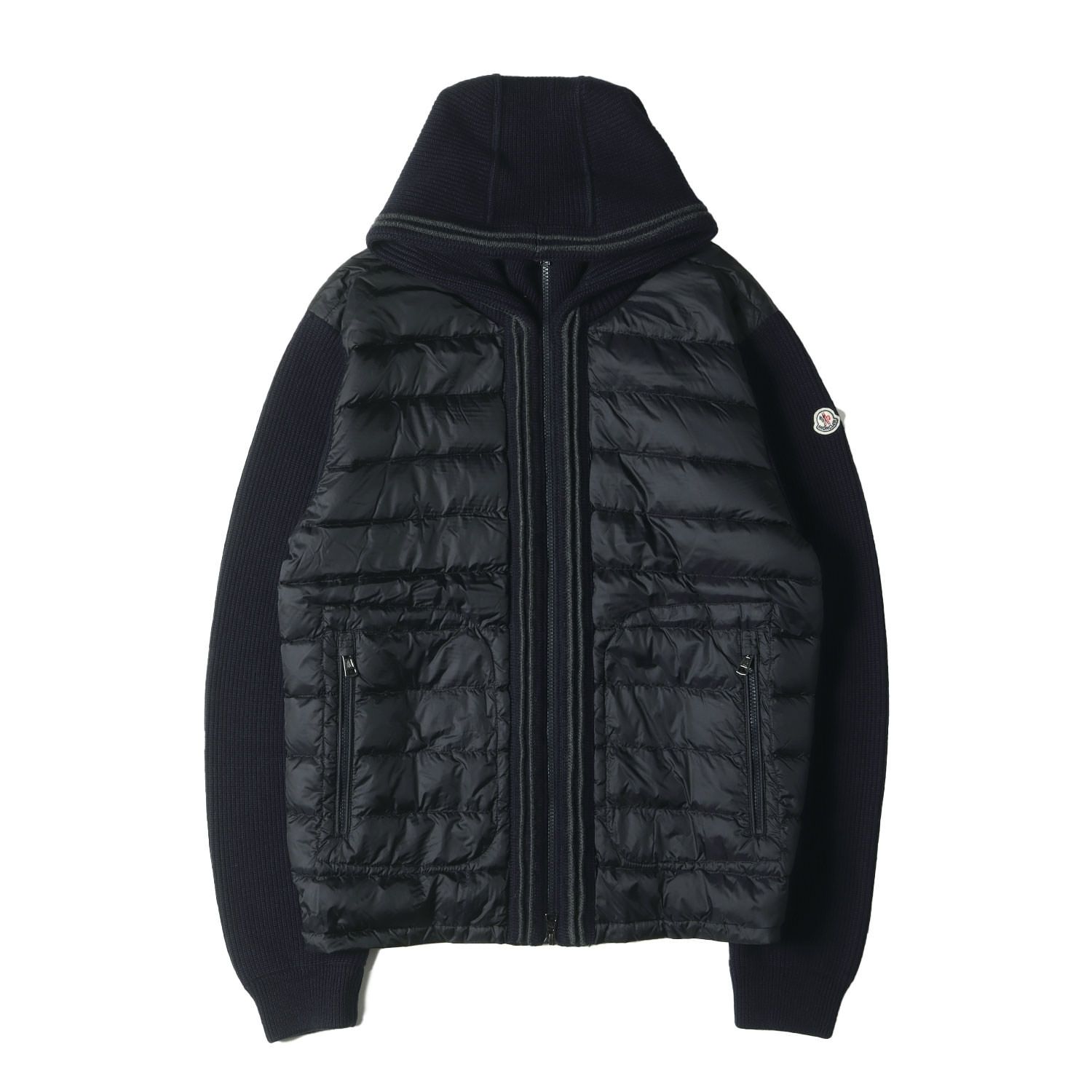 MONCLER ニットコンビ ダウンジャケット | SANDSTRAHLEN-RADAU.DE