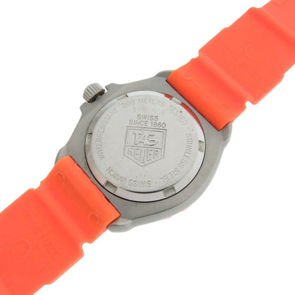美品 タグホイヤー フォーミュラ1 373.508 SS ラバー グレー