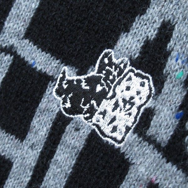 ブラック&ホワイト Black&White ロゴ ニット セーター ゴルフ