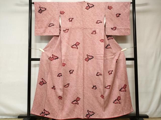 平和屋着物○上質な小紋 総絞り 正絹 逸品 AAAZ1766ph