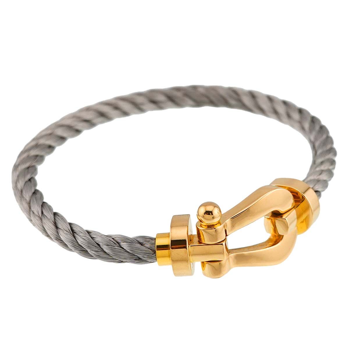 【希少】フレッドフォース10 ブレスレットケーブル　LM エンド18kモデル FRED フォース10 18k ラージモデル（青ケーブル付き） フレッド FRED