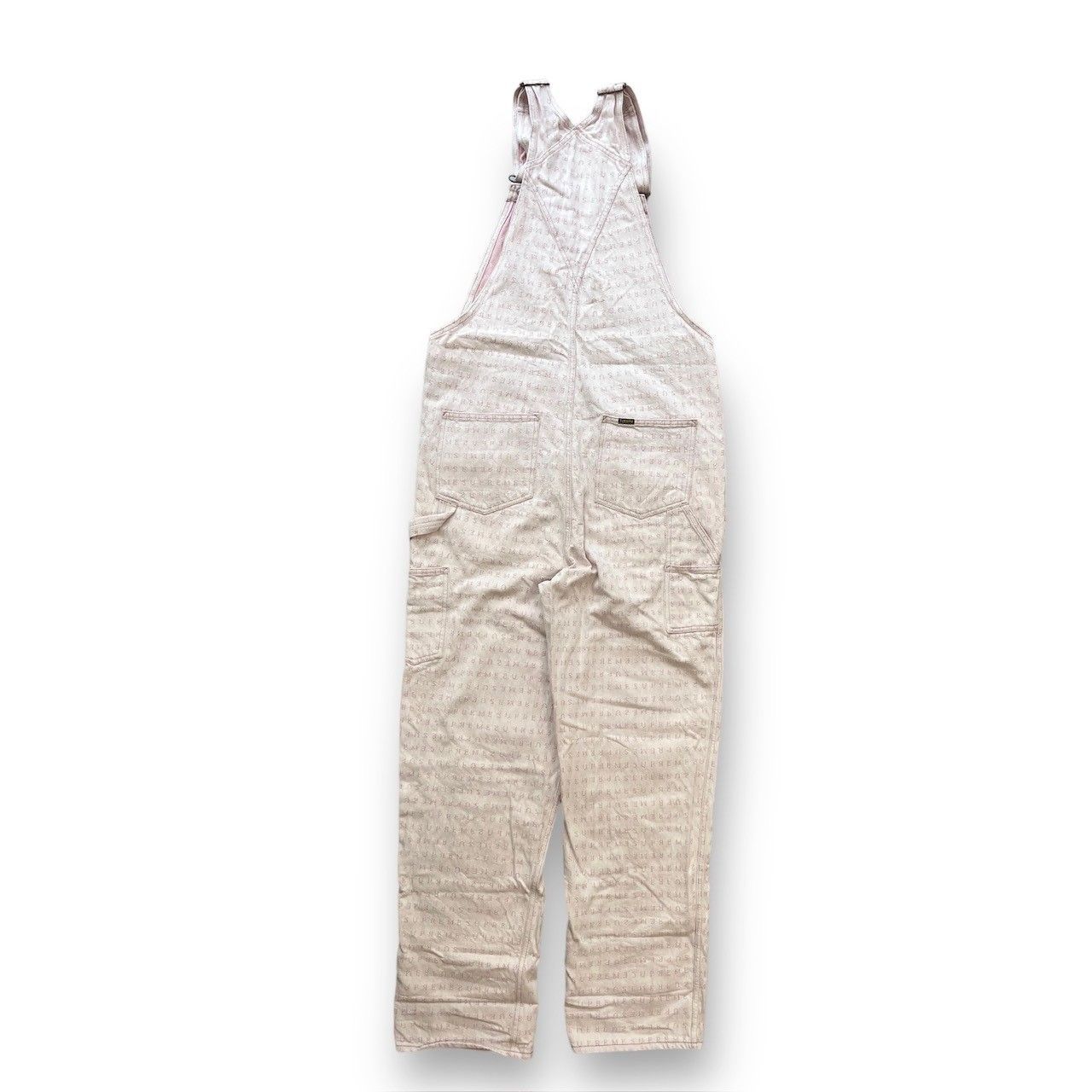 国内正規 Supreme 20SS Jacquard Logos Denim Overalls