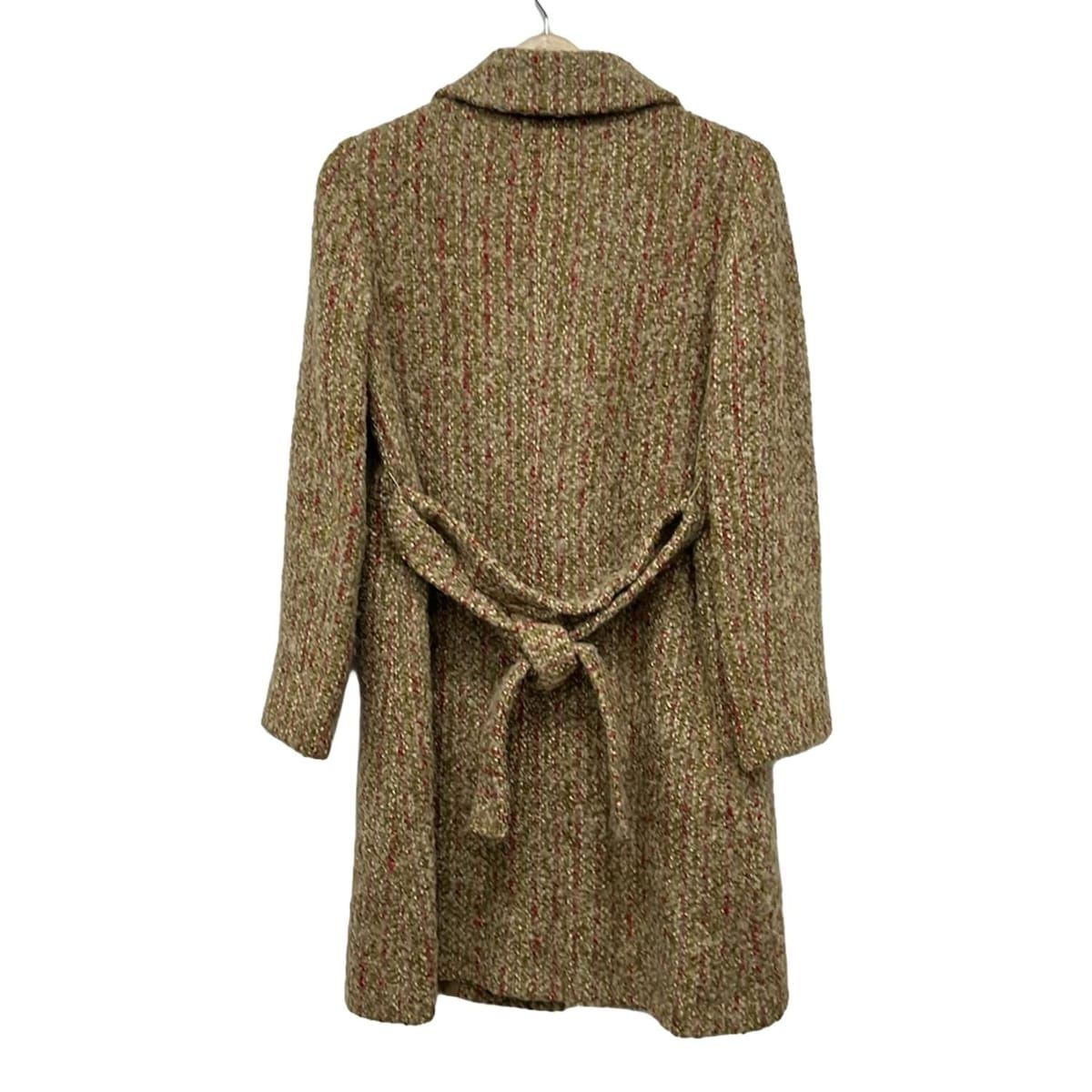 Max Mara STUDIO マックスマーラスタジオ コート サイズJ 36 レディース - ブラウン×レッド×アイボリー