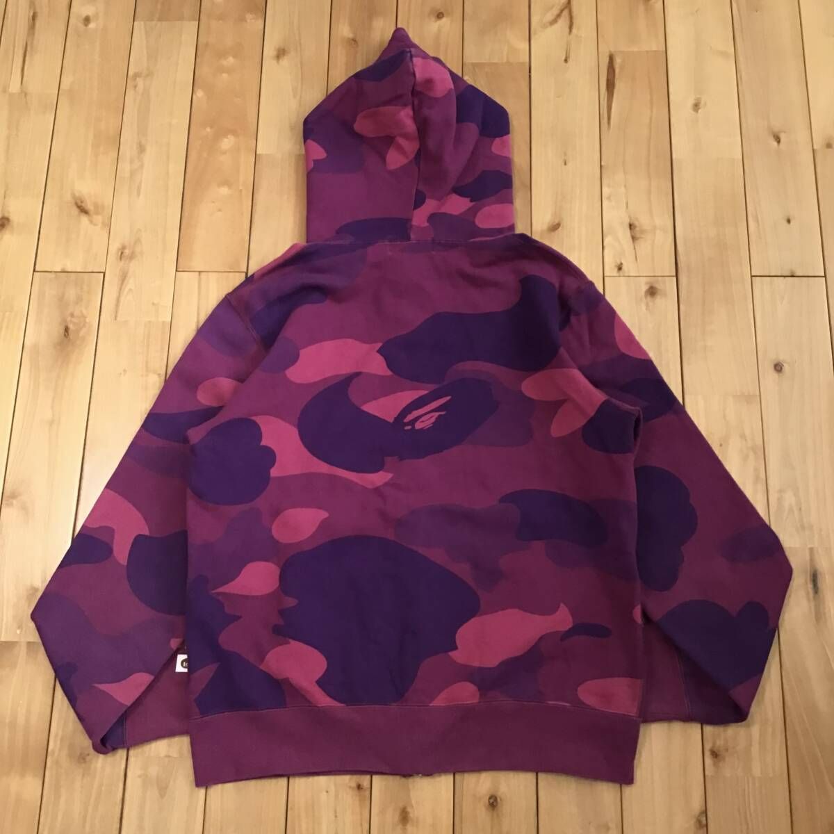Giant Purple camo フルジップ パーカー Lサイズ a bathing ape bape 