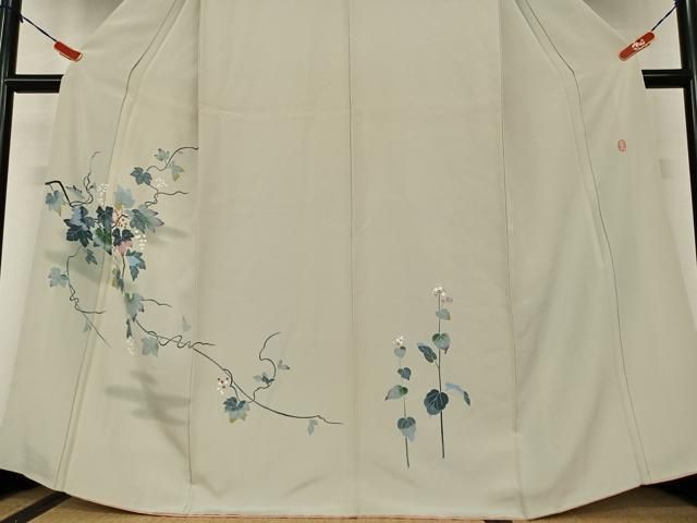 平和屋着物●金丸充夫　訪問着　スグリ　暈し染め　正絹　逸品　AAAW9241zg 平和屋着物○金丸充夫 訪問着 スグリ 暈し染め 正絹 逸品 AAAW9241zg