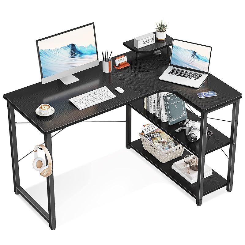 オシャレなデスク❤️ゲーミングデスクにも❤️パソコンデスク ラック