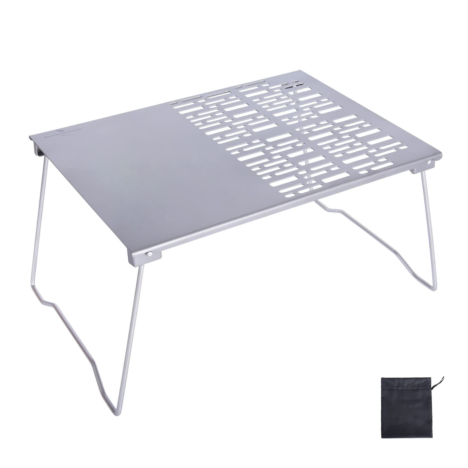 Boundless Voyage チタン 網テーブル Amazon | Boundless Voyage チタン 焼き網 グリルスタンド