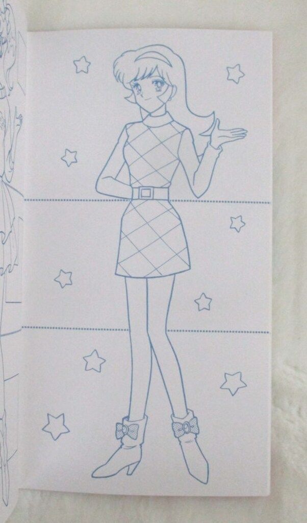 キューティーハニー f フラッシュ キルキルファッション ぬりえ 絶版