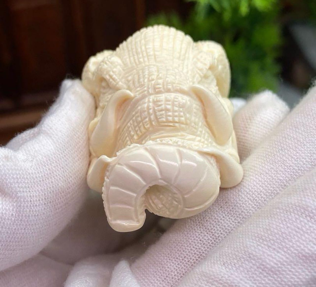 天然マンモス牙美しい手作り彫刻象神握り物 ブレスレット - メルカリ 天然マンモス牙美しい手作り彫刻象神握り物 ブレスレット - メルカリ