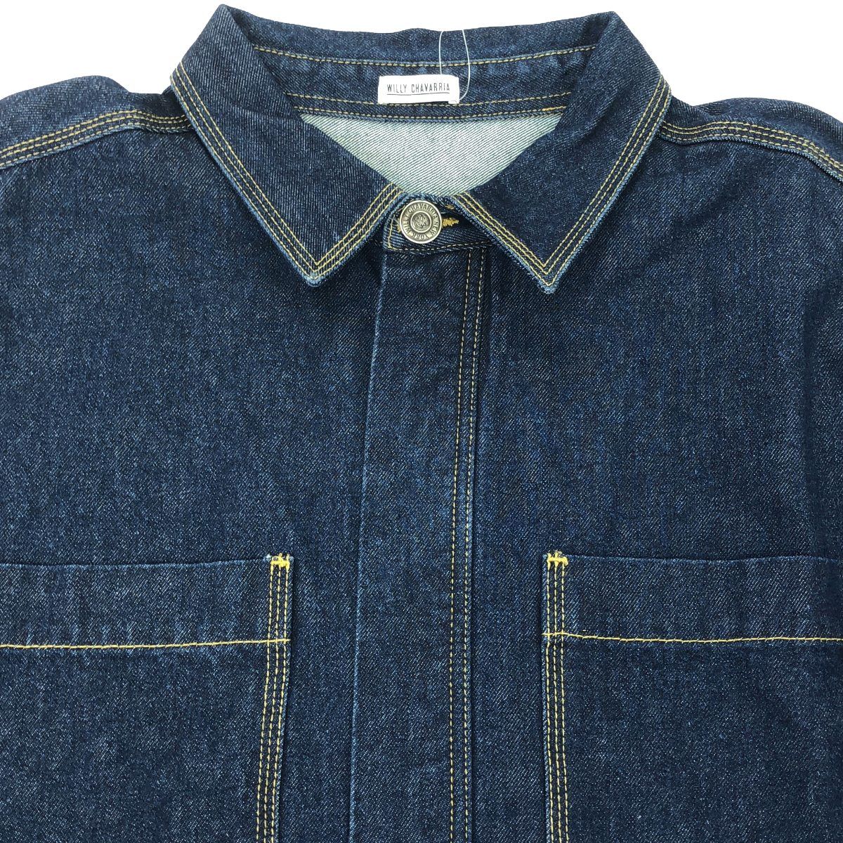 WILLY CHAVARRIA デニム カバーオール ウィリーチャバリア WILLY CHAVARRIA ウィリーチャバリア オーバーサイズデニム
