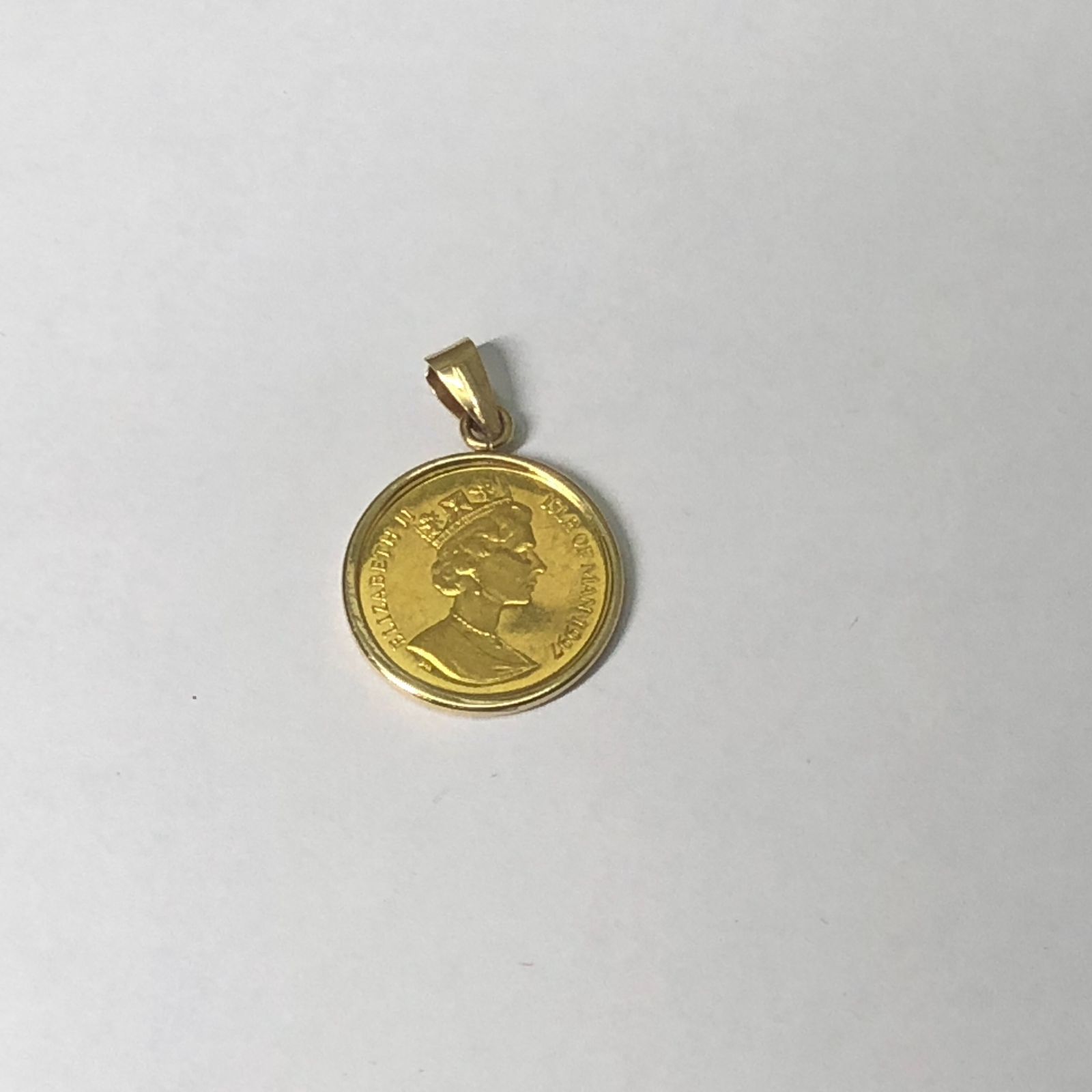 マン島　2002年　エリザベス金貨　1/25oz k24 K24 マン島 キャット 金貨 コイン 1/25オンス 1.24g 2002年