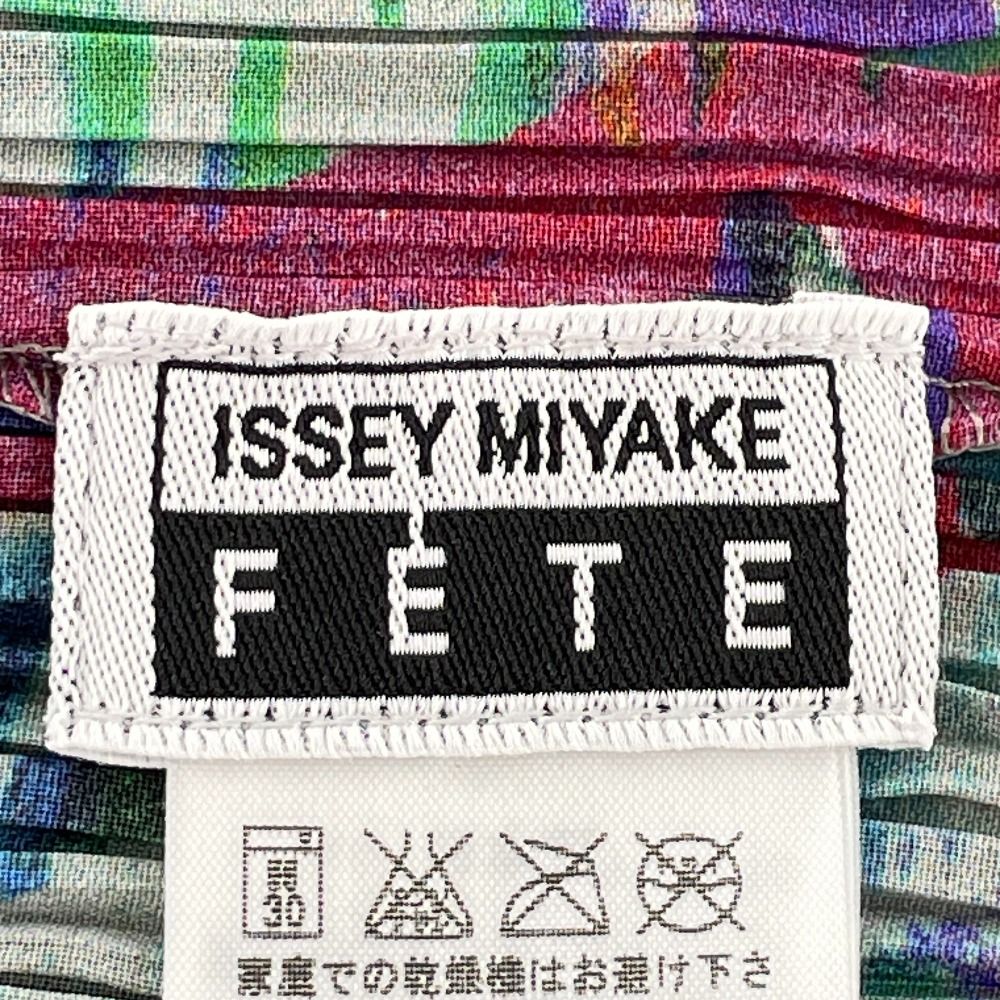 ISSEY MIYAKE イッセイミヤケ IF84FG743 レッド系 総柄 プリーツ