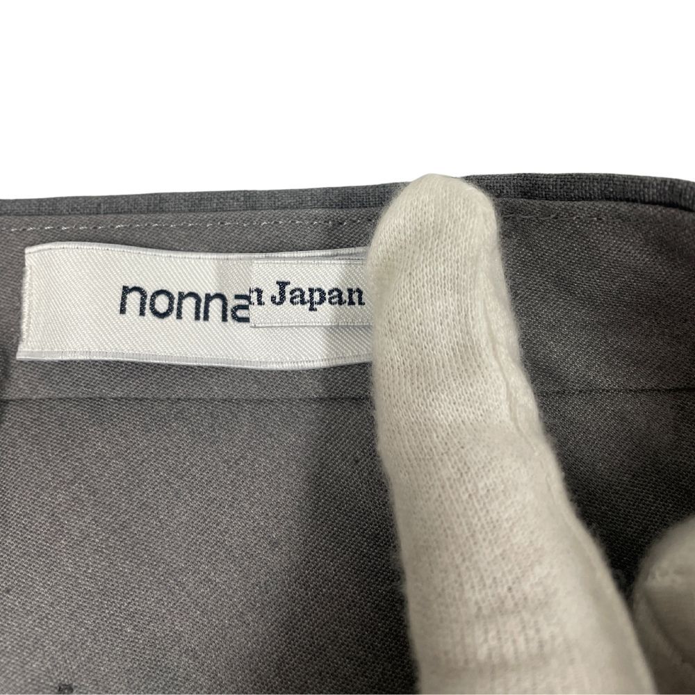 NONNATIVE ノンネイティブ 品番 NN-P3172 タック入り パンツ グレー サイズ 1 正規品 / A8498