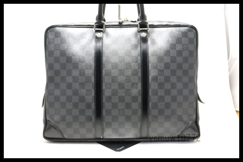 【美品】LOUIS VUITTON ダミエ グラフィット ブリーフケース ルイ・ヴィトン(LOUIS VUITTON) ダミエ・グラフィット(Damier
