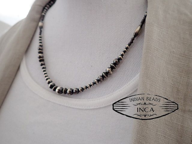 インディアンジュエリー ネックレス ナバホパール ビーズ