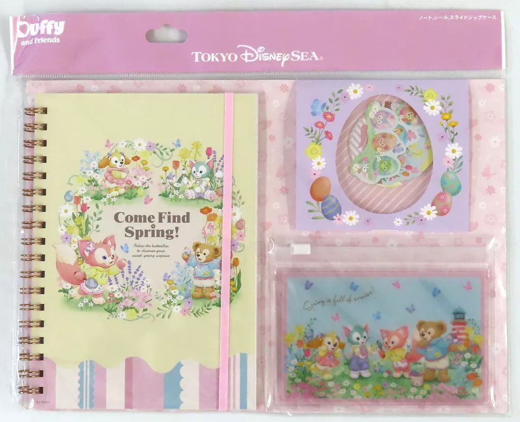 中古】グッズセット 集合 ノート＆シール＆スライドジップケース