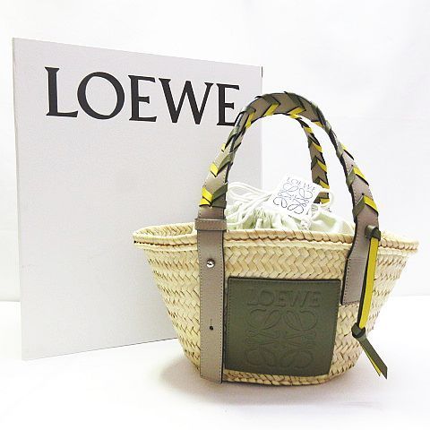 ○ LOEWE ロエベ パウラズイビザ限定 アナグラム バスケット