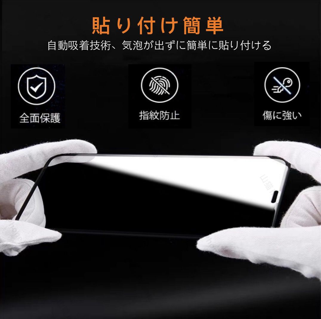 iPhone15Promax 覗き見防止 ガラスフィルム 全面保護 高品質 さらさら