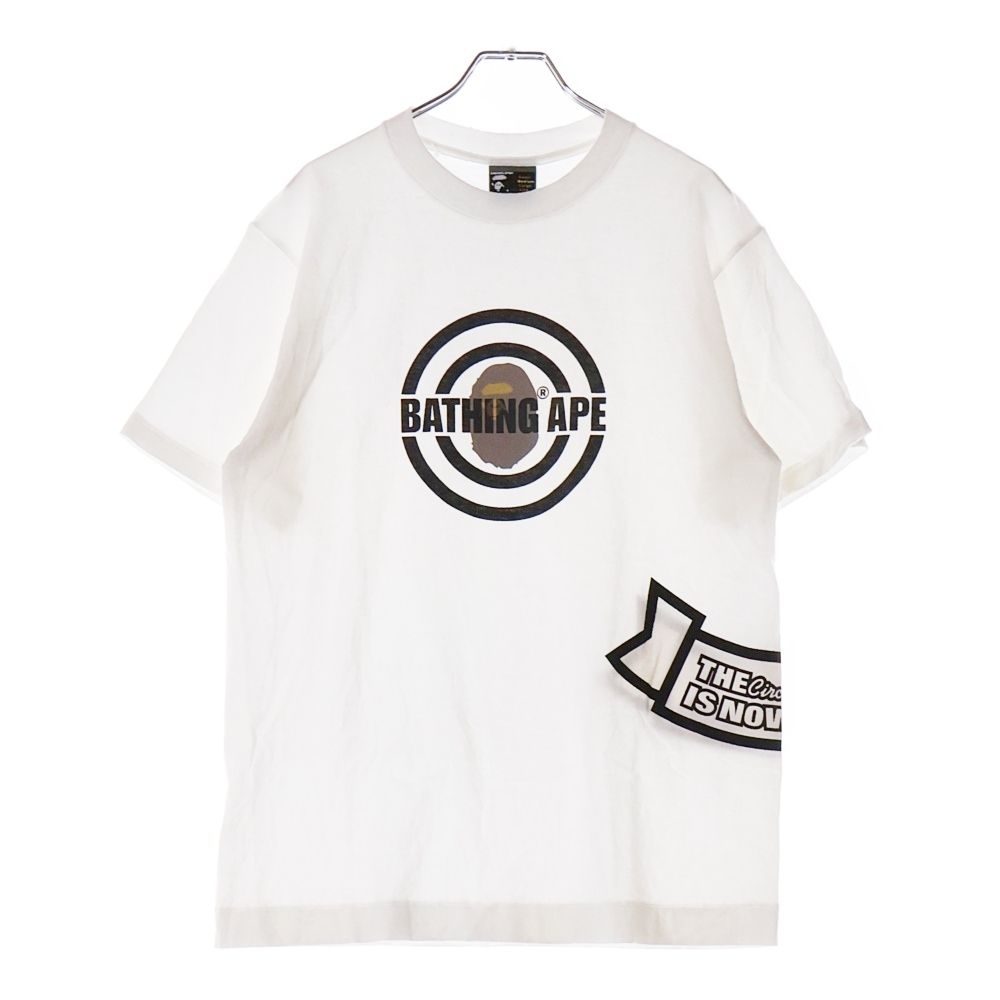 A BATHING APE ホワイト Tシャツ 半袖 A BATHING APE アベイシングエイプ×Chrome Hearts クロムハーツ