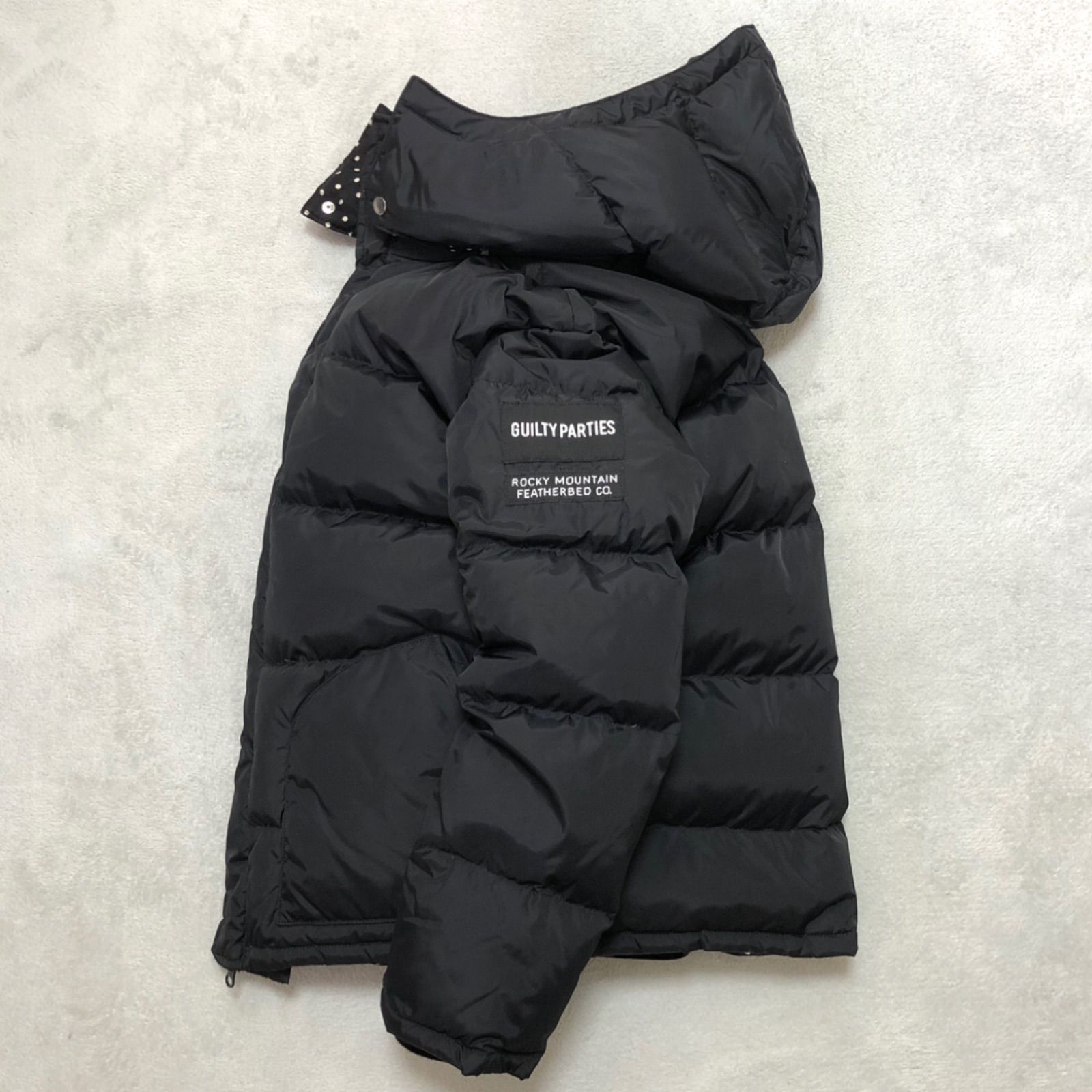 WACKO MARIA × Rocky Mountain Featherbed ダウンジャケット フード付 2WAY 38サイズ ブラック 黒 ワコマリア  ロッキーマウンテンフェザーベッド - メルカリ