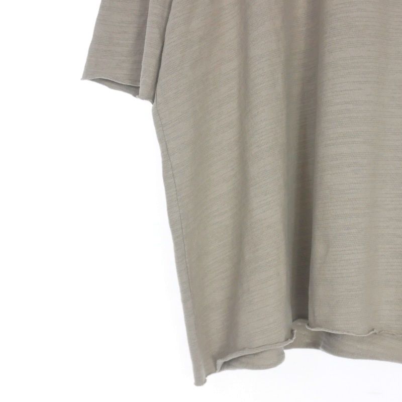 Rick Owens Tシャツ・カットソー グレーベージュ 2010625J0006 リックオウエンス Rick Owens 23AW TOMMY T オーバーサイズT