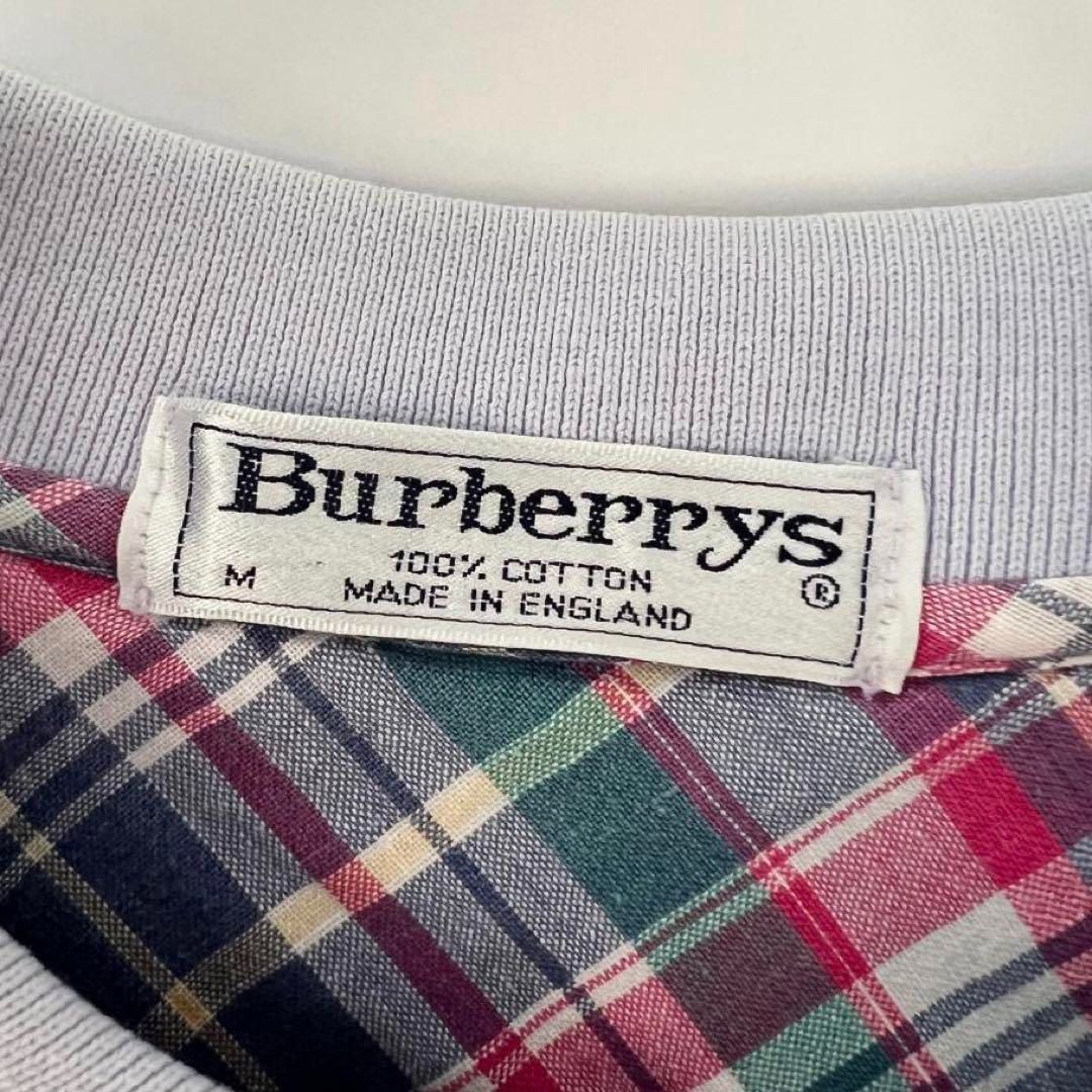 Burberry バーバリー 90年代 ヴィンテージ ポロシャツ M レア