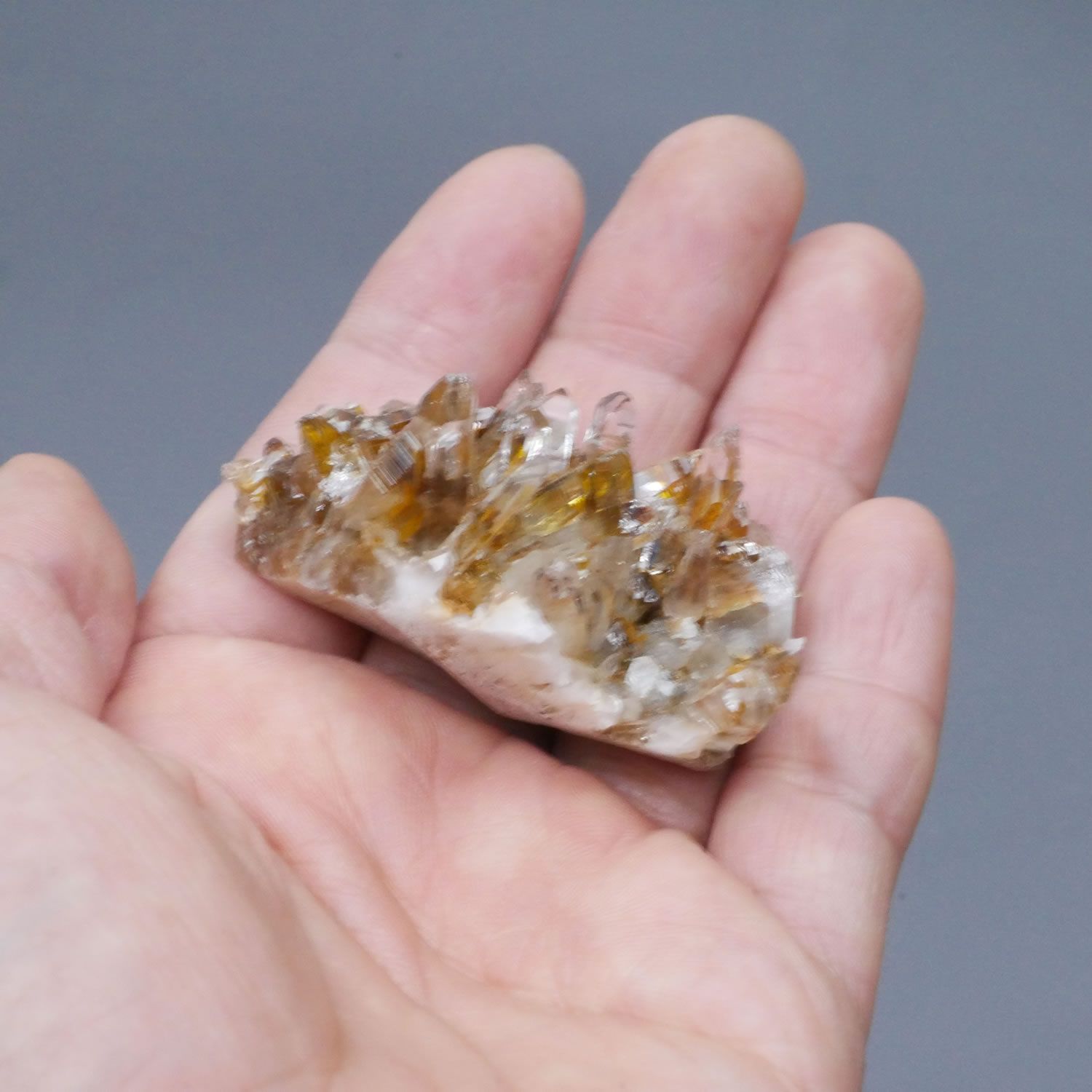 四川省産 菊花水晶 クラスター 1点物 約36g 天然石・置き物 空間 浄化 