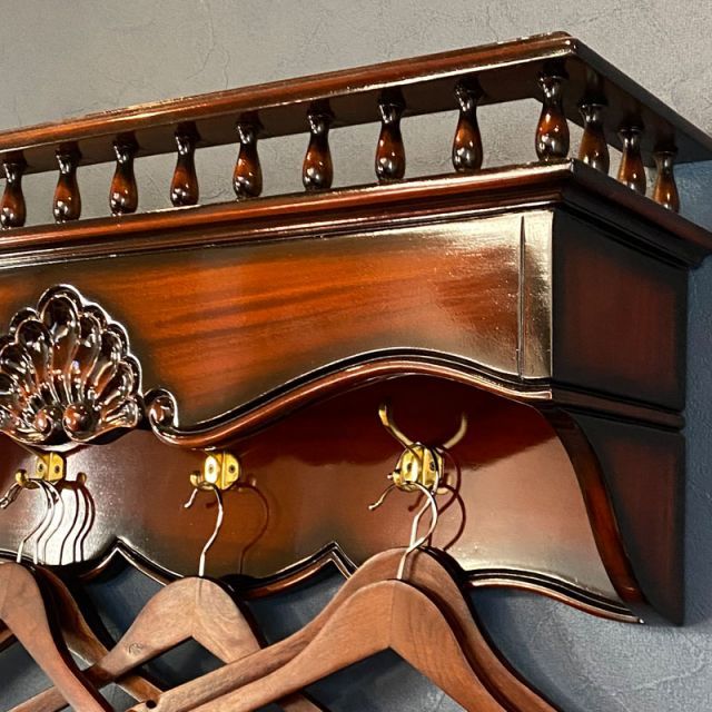 ☆新春クリアランスSALE！☆ アンティーク調 マホガニー ウォール