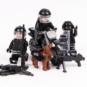 レゴ ブロック 互換 SWAT 特殊部隊 ミニフィグ 6体セット D225 - メルカリ