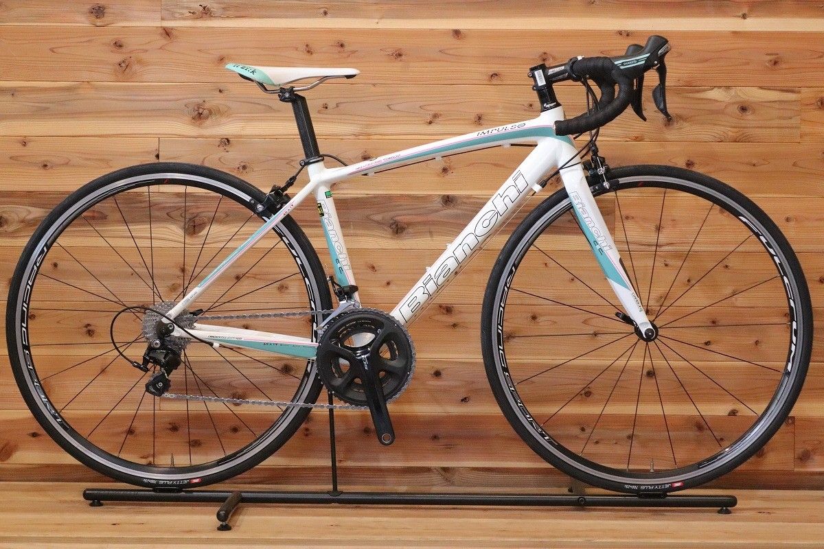 ビアンキ BIANCHI インプルソ IMPULSO DAMA BIANCA 2015モデル 44サイズ シマノ 105 5800 11S アルミ ロードバイク 広島店