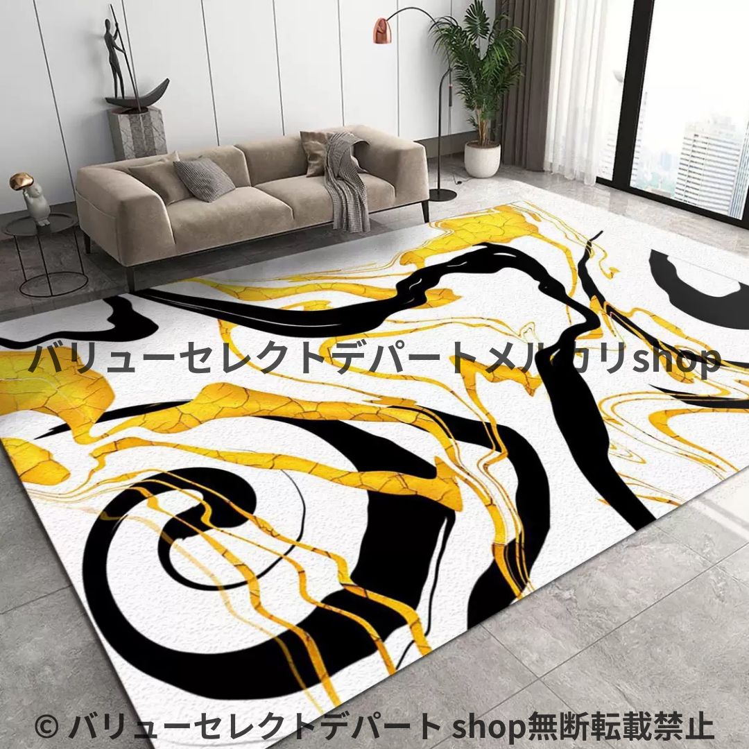 ラグ リビング 160×230 北欧 おしゃれ カーペット 洗える 夏 犬 3畳 薄手 オールシーズン 大判 畳 長方形 黄色 黒 子供 4畳 ベッドルーム 廊下 多角形パターン モダン 滑り止めランナー カーペット 滑り止め 洗える 多角形 カラフル