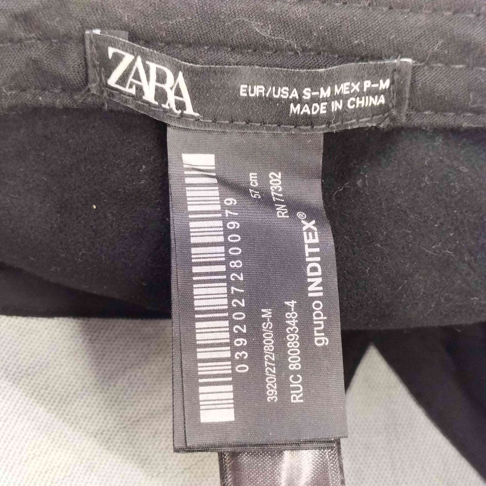 ザラ ZARA フェイクレザーキャップ メンズ S-M (57cm) - メルカリ