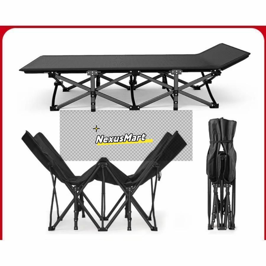 コット キャンプコット ベンチ(ブラック) アウトドアベンチHelinoxヘリ