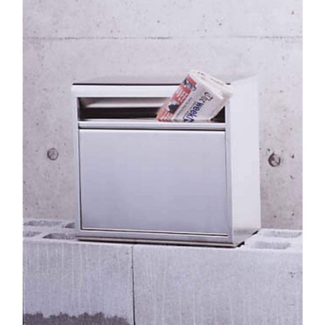 ポスト 郵便ポスト 置き配 郵便受け 新聞受け 郵便 メール便 新聞 朝刊 夕刊 グリーンライフ 大型 ステンレスポスト 前入れ後ろ出し PH-60UD グリーンライフ