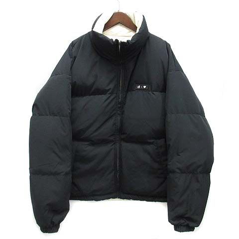 kaoyorinakami カオヨリナカミ ダウンジャケット 黒とアイボリー kaoyorinakami ダウンジャケット ダウン reversible down jacket