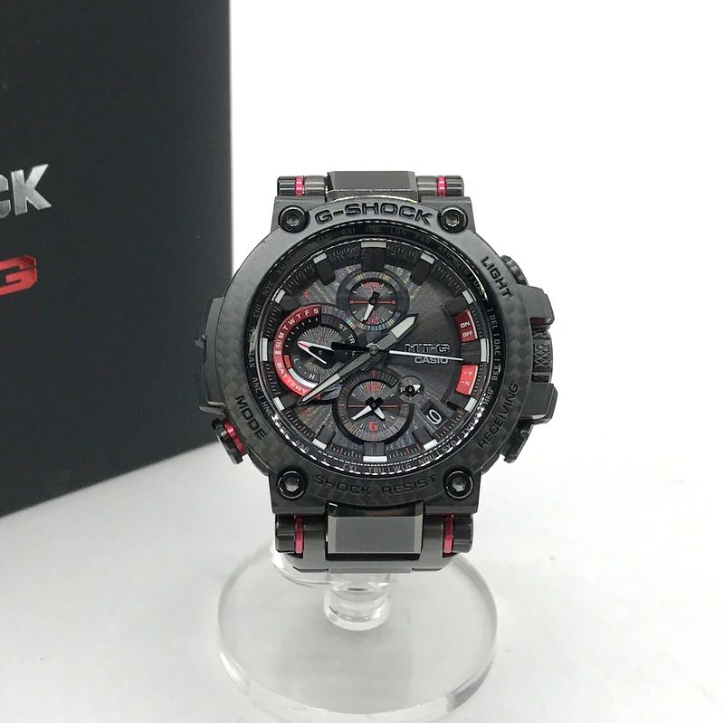 CASIO カシオ 腕時計 G-SHOCK MTG-B1000 ジーショック タフソーラー ウォッチ カジュアル メンズ ブラック 服飾小物 B14024◆