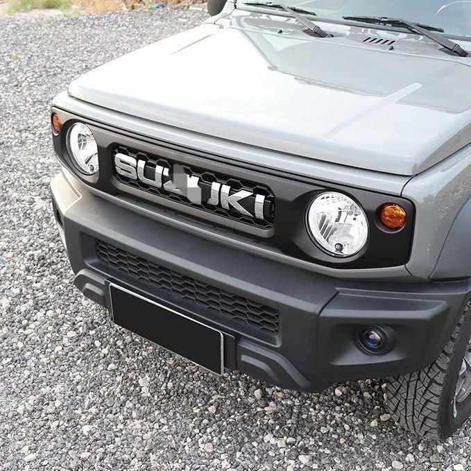 ジムニー JB64 JB74 フロントグリルガーニッシュ シルバー 外装パーツ 設計 FFCRYSTALESIA_COM