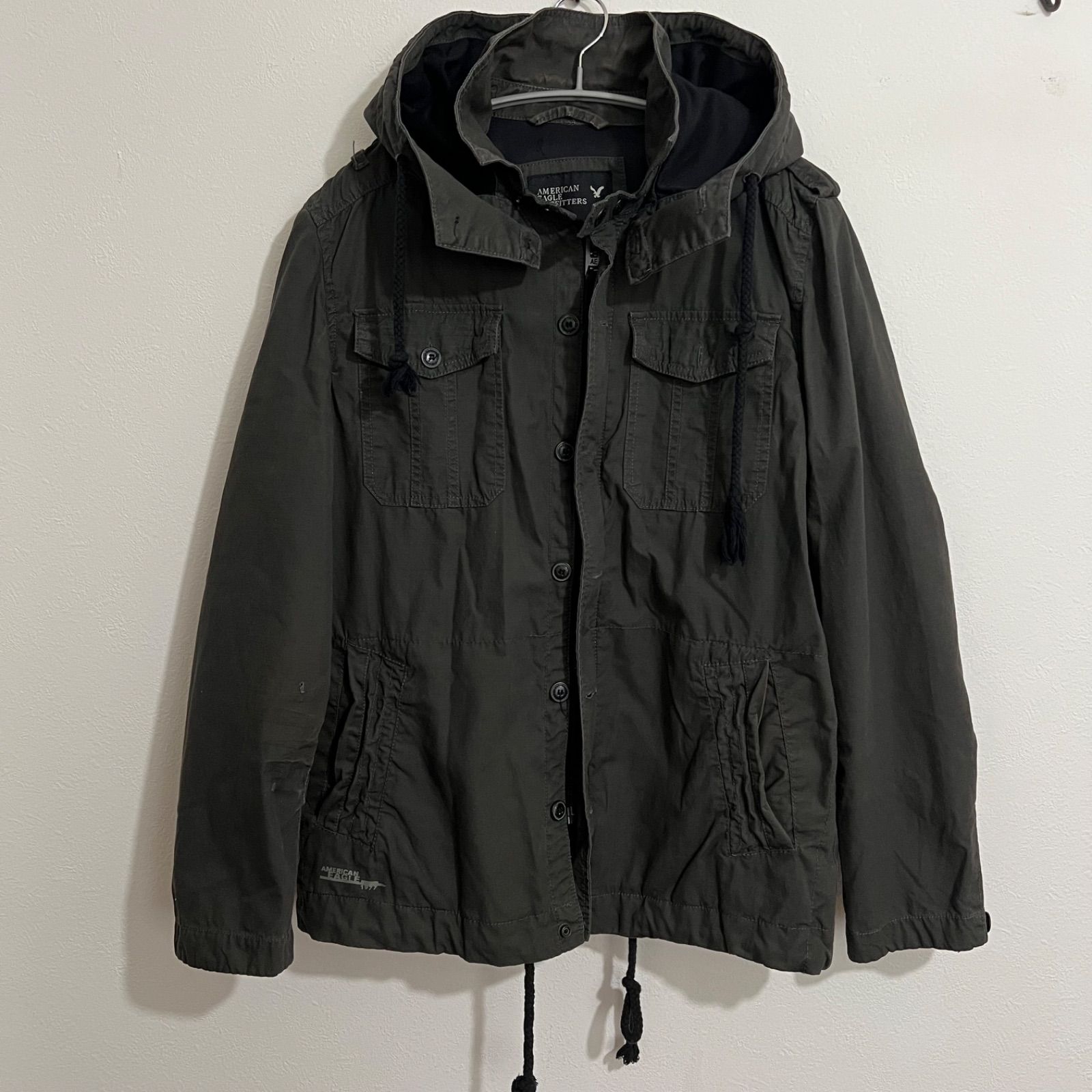 Z846 AMERICAN EAGLE アメリカンイーグル ミリタリーパーカー カーキ 