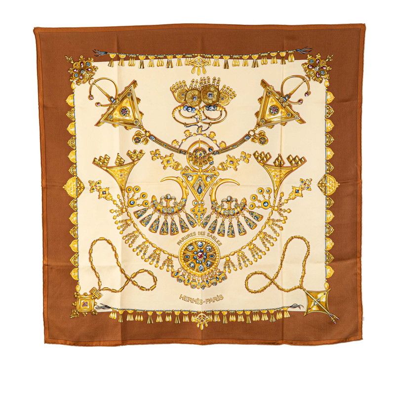 HERMES 砂漠のアクセサリー カレ90 エルメス カレ90 PARURES DES SABLES 砂漠のアクセサリー