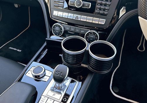 日本製 MERCEDES BENZ メルセデスベンツ SL R231 2011年～2021年 運転席側対応 ALCABO アルカボ ドリンクホルダー シルバーカップ AL-M313S