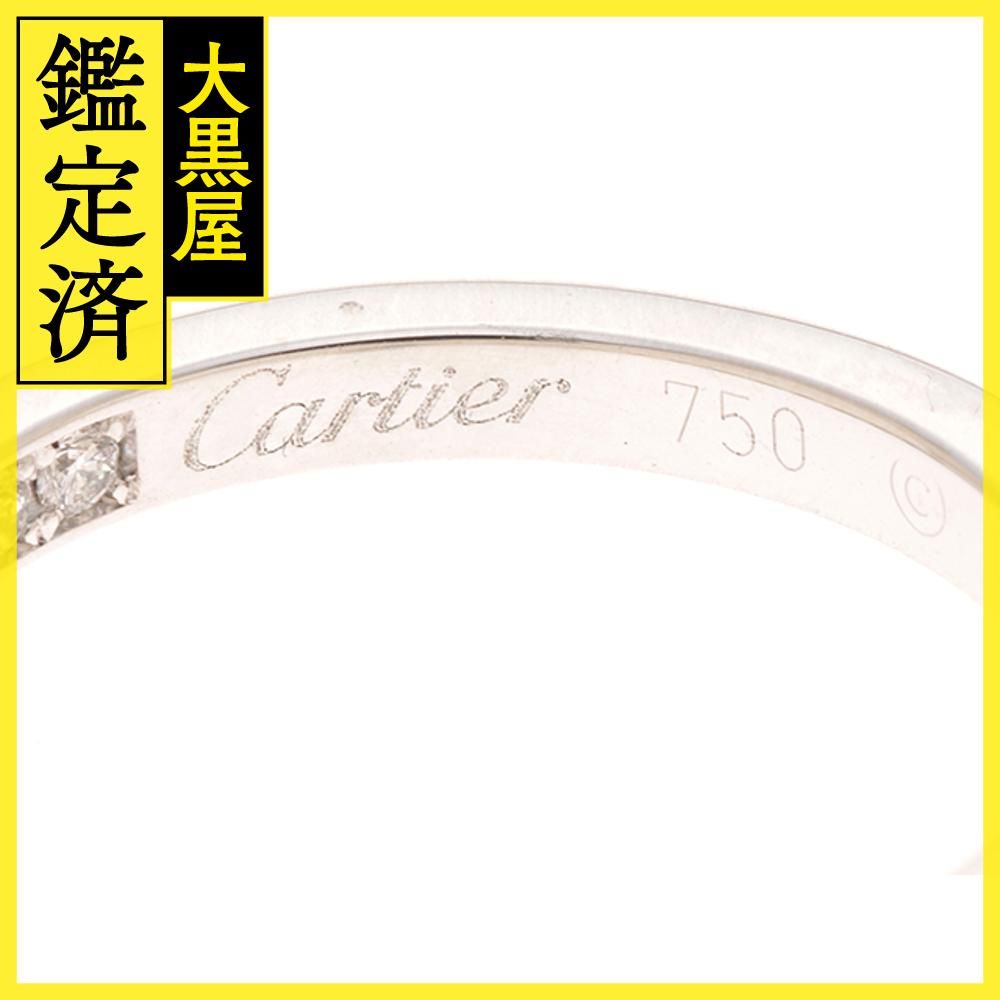 Cartier　カルティエ　クラッシックフープピアス　750WG　ダイヤモンド　9.1g　B8037900　2143400203492　【205】