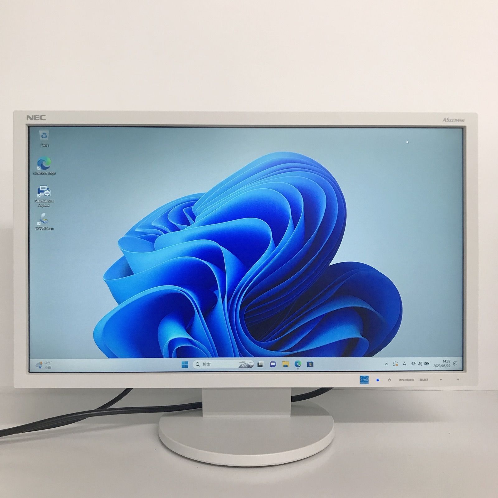 中古液晶ディスプレイ 21.5型 NEC LCD-AS223WMi 1920×1080 スピーカー内蔵 HDMI - メルカリ