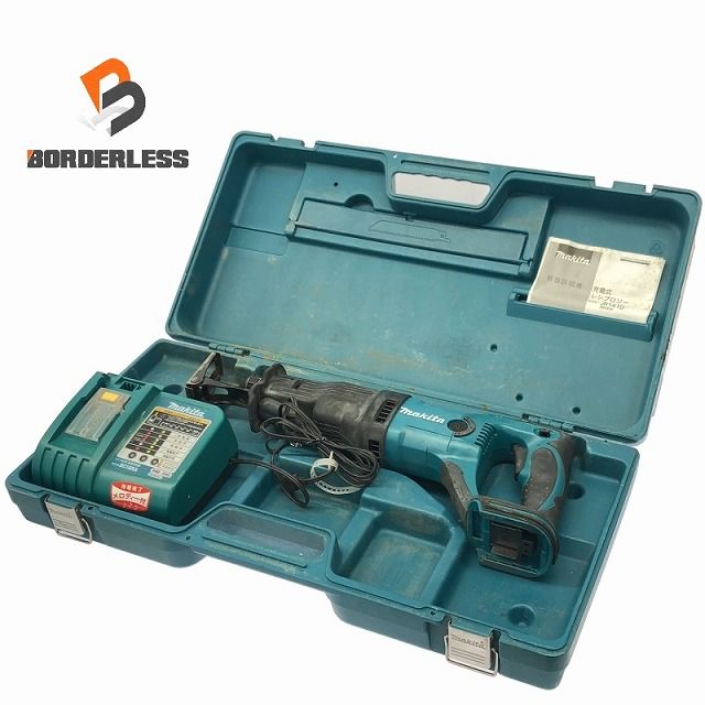 ☆中古品☆makita マキタ 14.4V 充電式レシプロソー JR141D 充電 ☆中古品☆makita マキタ 14.4V 充電式レシプロソー JR141D 充電