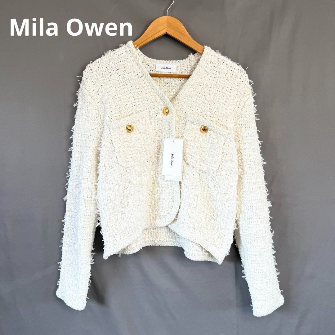 新品未使用品 タグ付 Mila Owen ミラオーウェン 25SS ニット