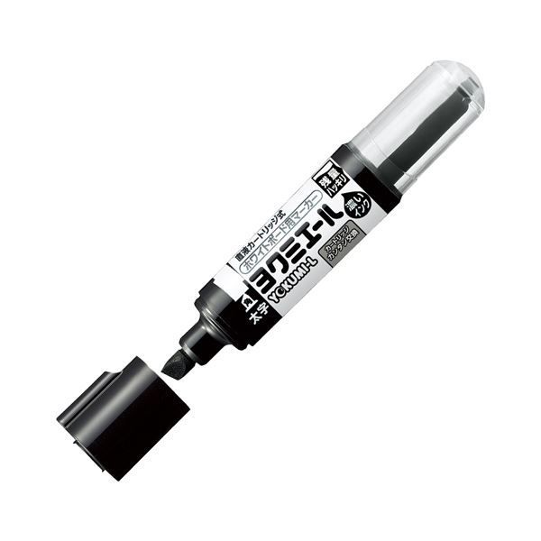 まとめ コクヨ ホワイトボード用マーカーペン ヨクミエール 太字 角芯 黒 PM-B513D 1本 ×50セット