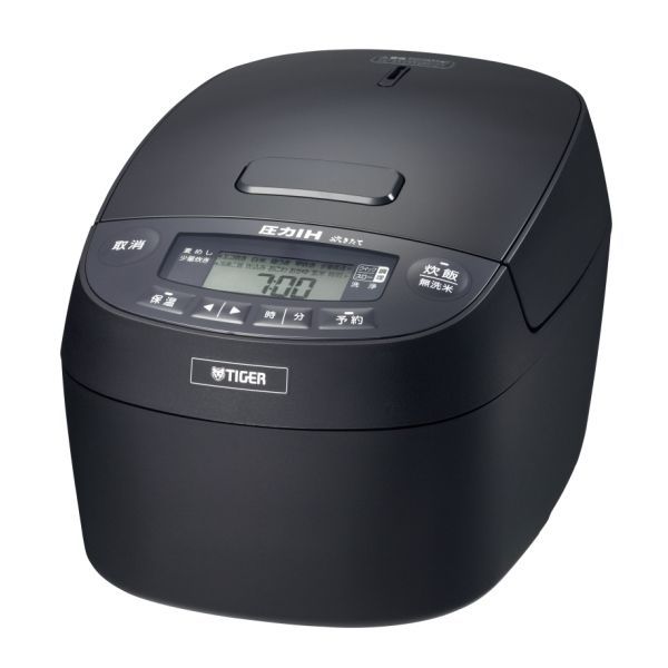 タイガー 炊飯器 5合 炊きたて 圧力IH 炊飯ジャー TIGER 5.5合 グロスブラック JPV-C100-KG