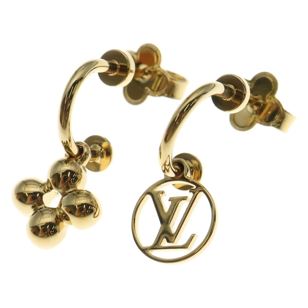 LOUIS VUITTON ルイヴィトン ピアス ブルーミング GP ゴールド ピアス M64859 アクセサリー レディース